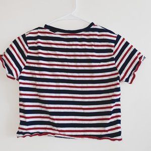 Brandy Melville Stripped Crop Top